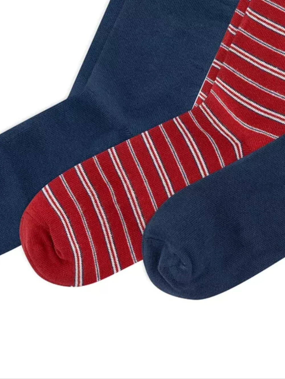 Polo Ralph Lauren Boys 9-11 Blue Red Vintage Truck 3 Multipack Socks NWT